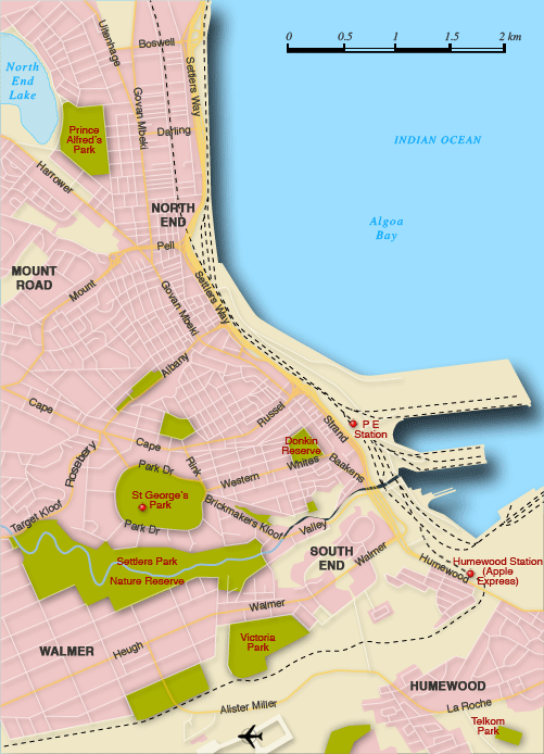 Port Elizabeth Map
